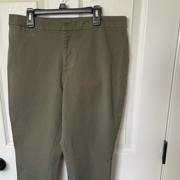 A New Day | Army Green Crop Pant | Size 12 - Picture 3 of 11